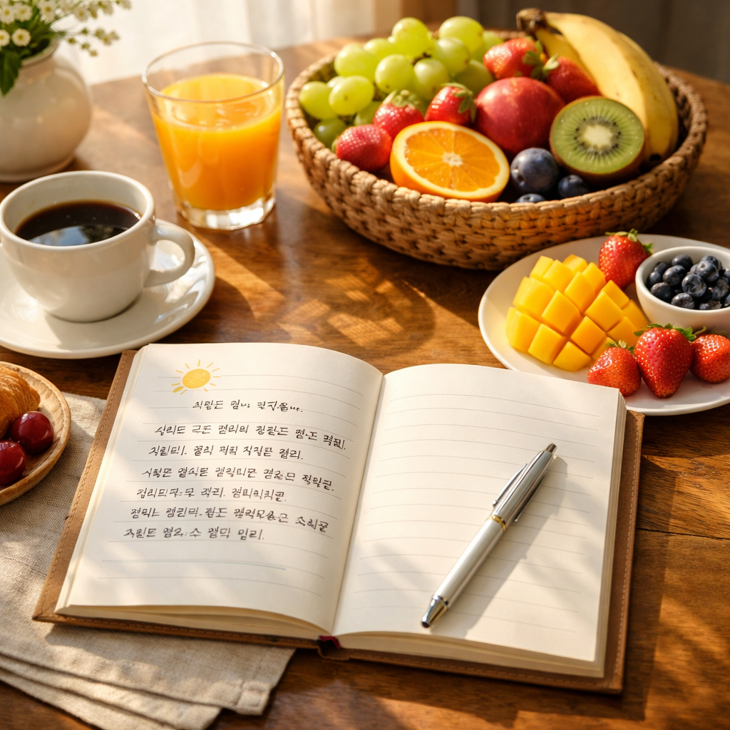 나의 하루를 그리는 첫 번째 붓질 ‘아침의 재발견’